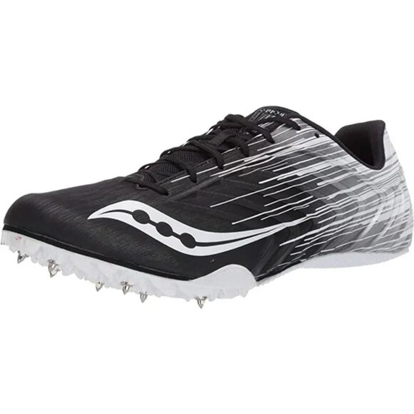 Men's Saucony Spitfire 5 Track & Field Shoes - Black & White - 10 - NIB - Picture 1 of 1
